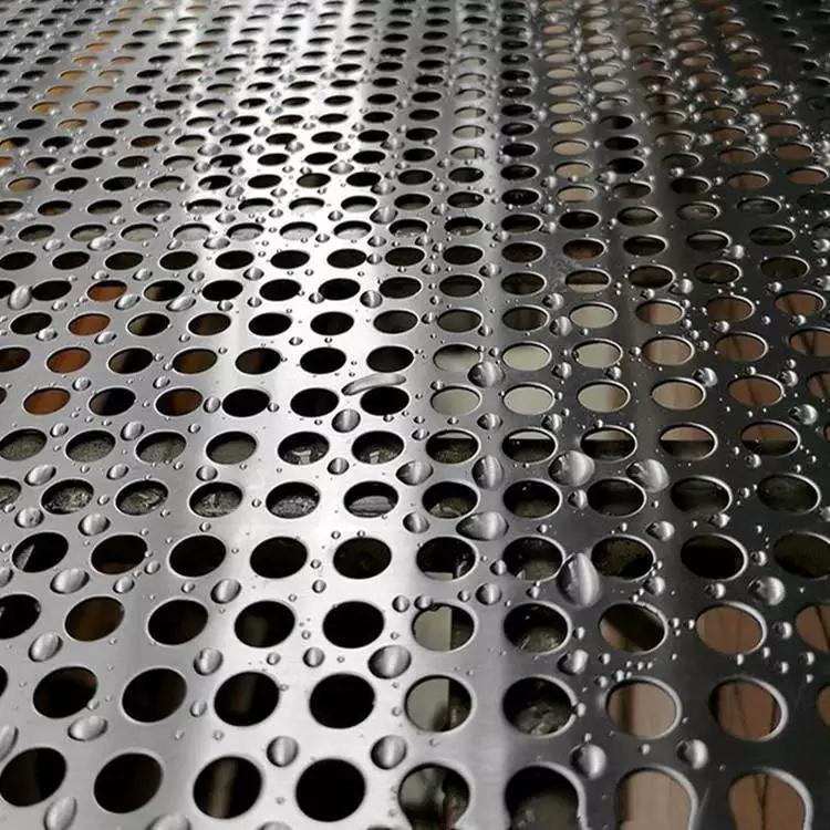 四川什么是不锈钢拉丝贴膜冲孔板？